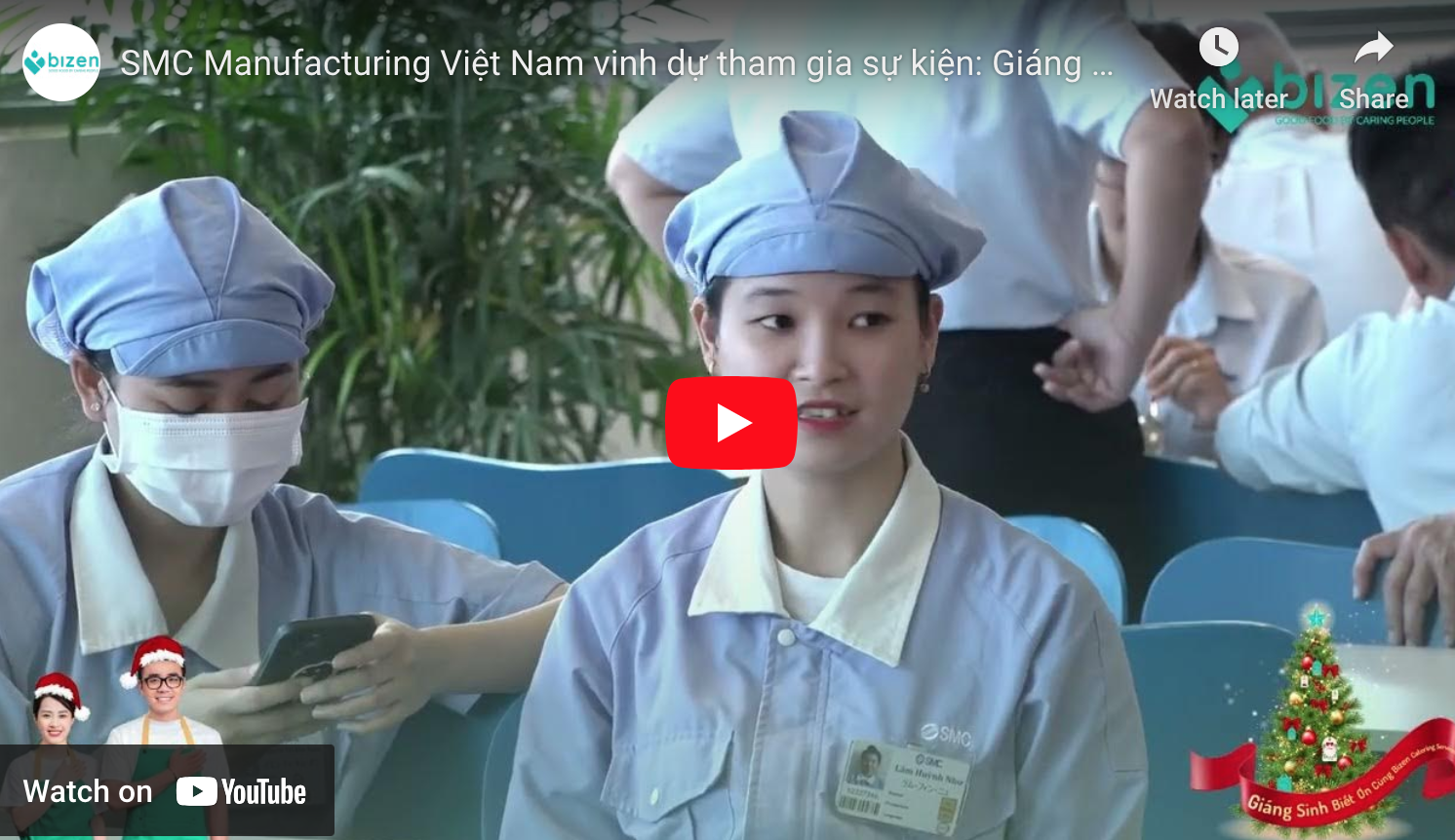 SMC Manufacturing Việt Nam vinh dự tham gia sự kiện: Giáng sinh biết ơn cùng Bizen Catering Services