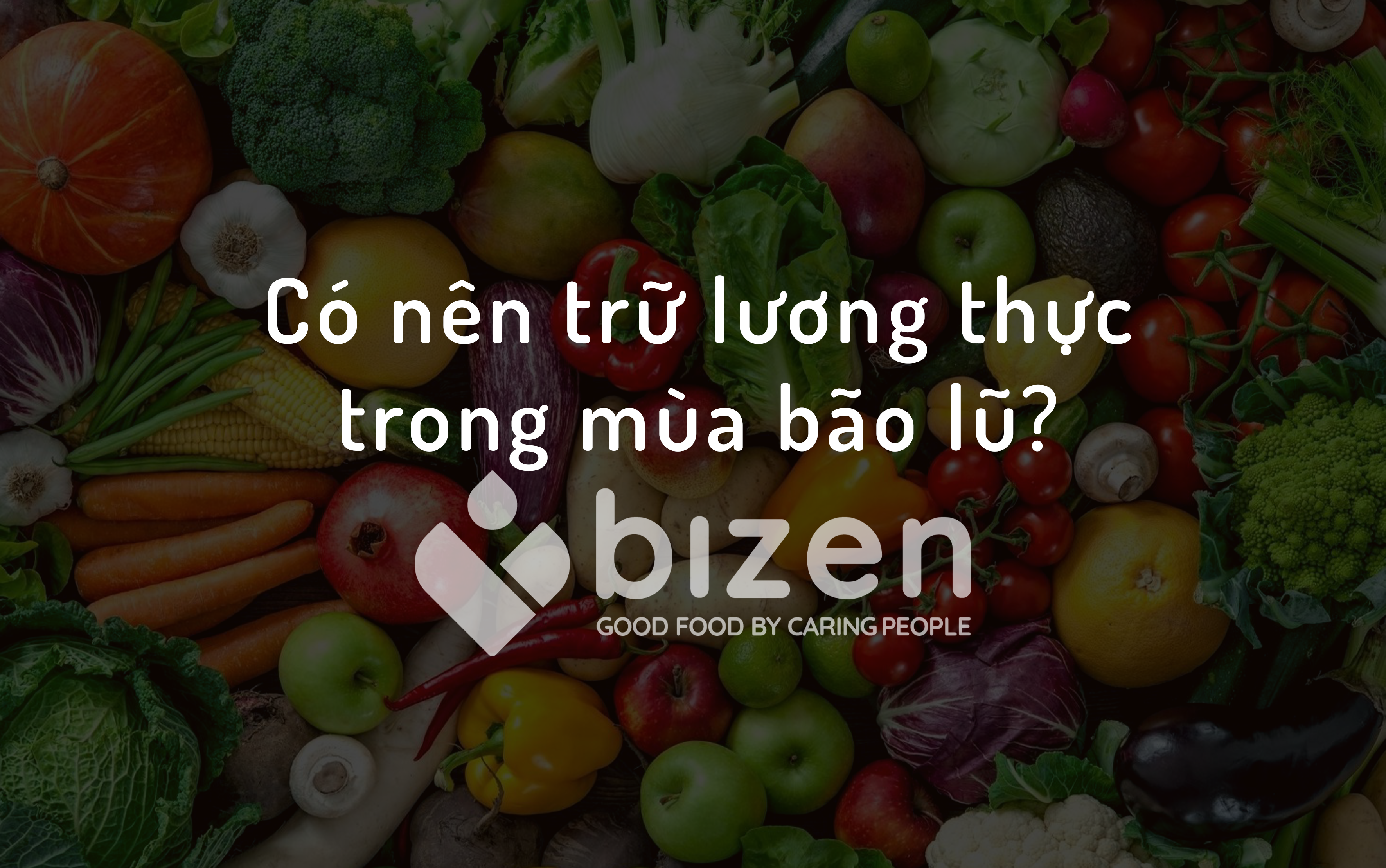 Có nên trữ lương thực trong mùa bão lũ?